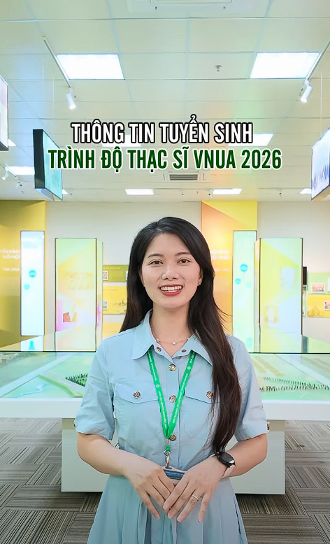 THÔNG TIN TUYỂN SINH TRÌNH ĐỘ THẠC SĨ NĂM 2026